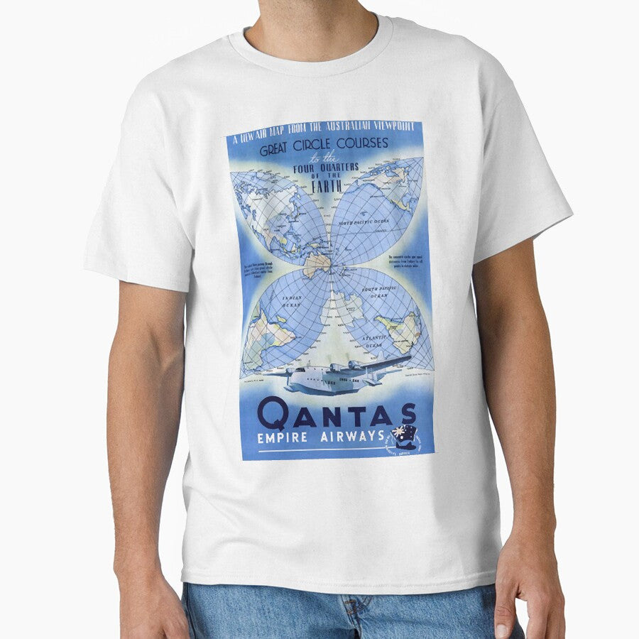 Vintage Travel Poster Australia Qantas by elenega