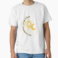 Celestial   black and   yellow colourful  Cute  design with moon and  sun and stars 6 by CosmicNook1