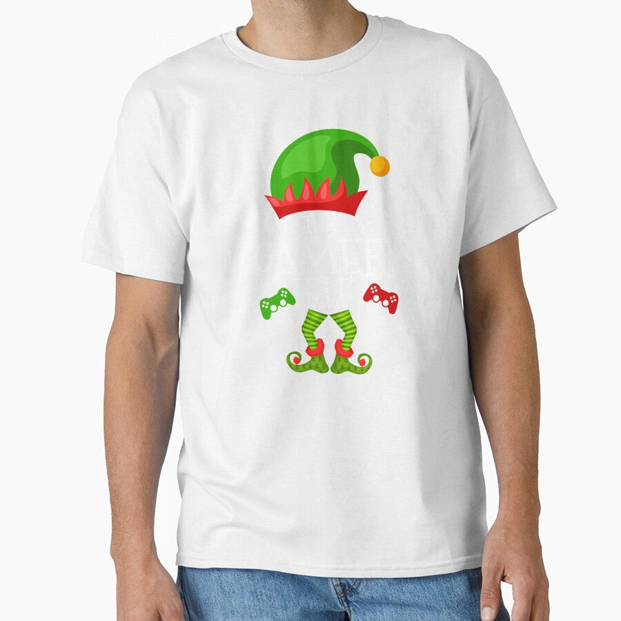 The Gamer Elf, Family Matching Group Christmas Gift by aronia