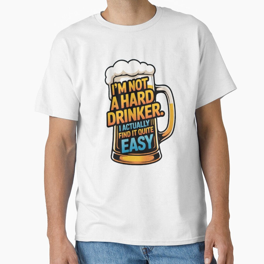 Funny Beer Humor I'm not a hard drinker by fantasticdesign