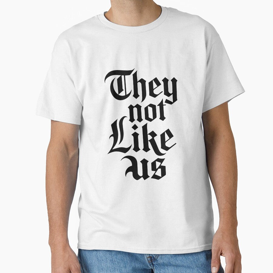 They Not Like Us – Calligraphy Tattoo Design by InkStation24