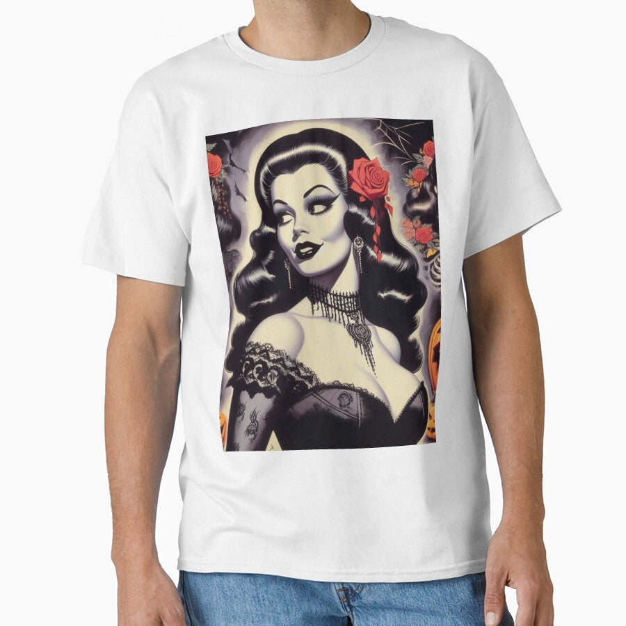 Vintage Halloween Woman by PulpVintage