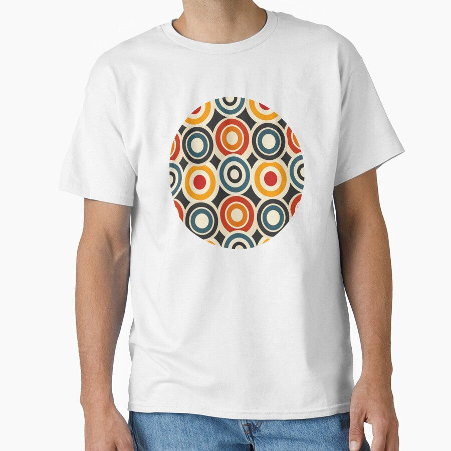 Retro Circles and Rings Pattern by ColorfulVanilla