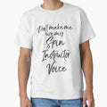Cute Don't Make Me Use My Spin Instructor Voice Funny Workout Quote by TNDesignStudio
