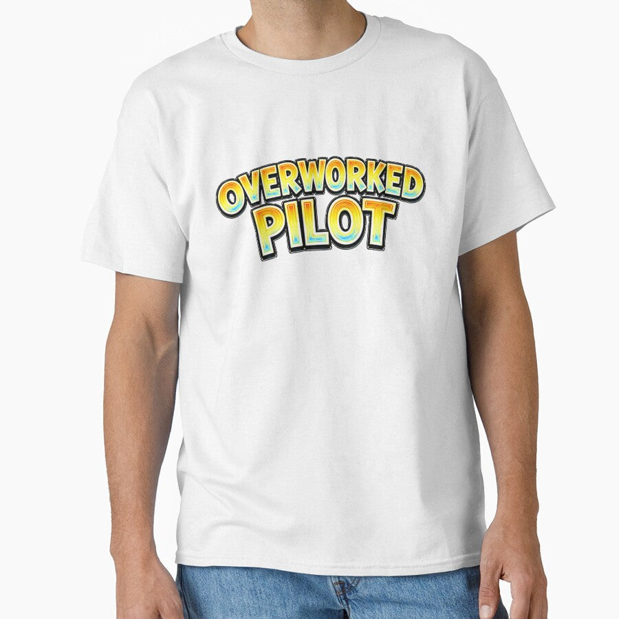 OVERWORKED PILOT – hand drawn childlike typography by Mac Sketches