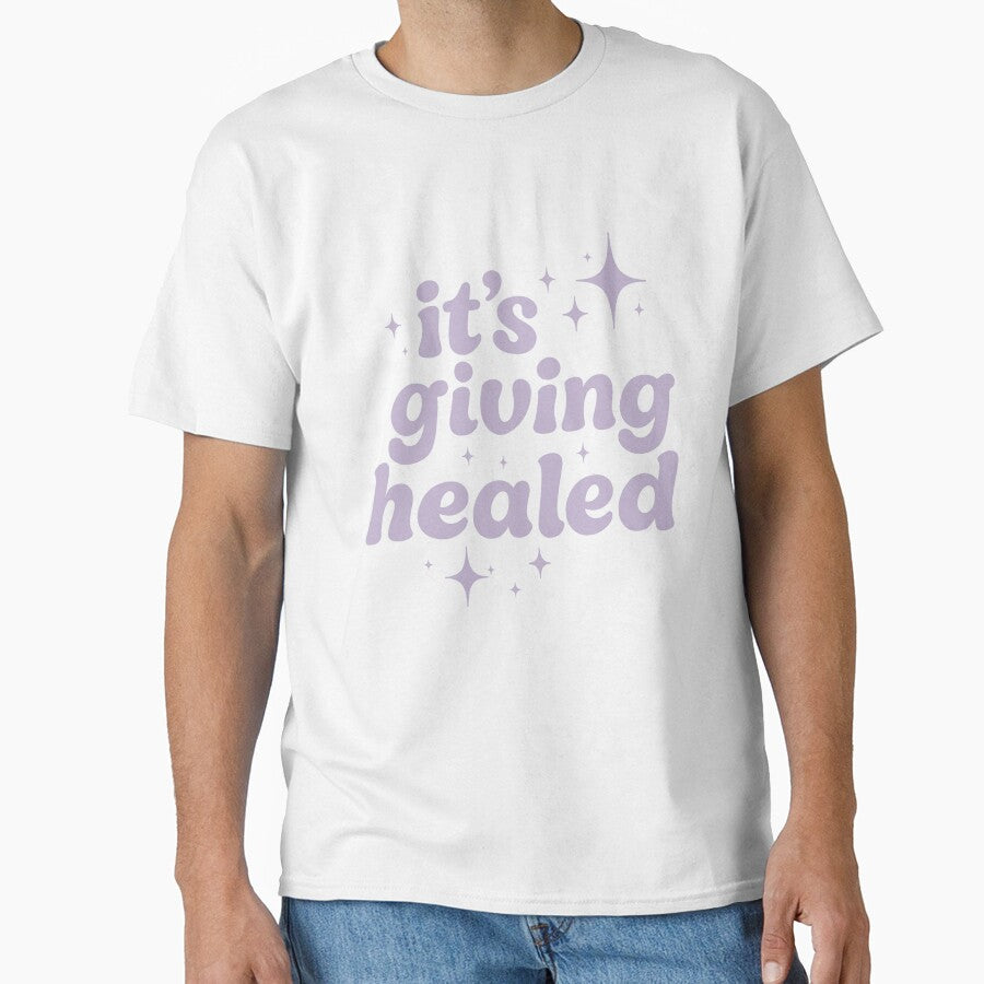 It’s Giving Healed Mental Health Affirmation Design by astersgraphics