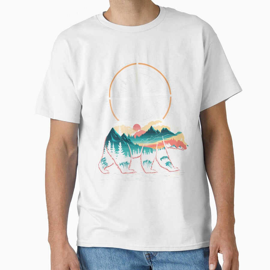 Bear Compass Hiker Outdoor by KarlaLeanne