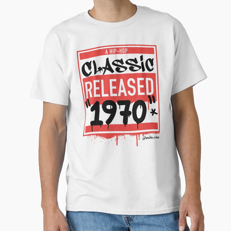 1970 Hip Hop born year artwork for all old school Hip Hop lovers. by studioochee03