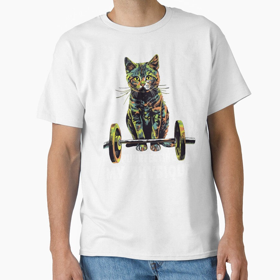 Gym, Workout or Fitness Gift Funny Cat in a Gym by KsuAnn