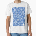 BLUE BOHO RETRO FLOWERS by blomastudios