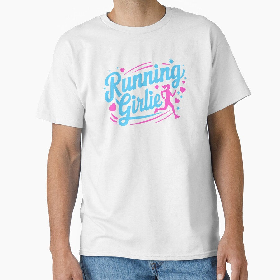 Running Girlie! Pink Running Girl by PMCreative