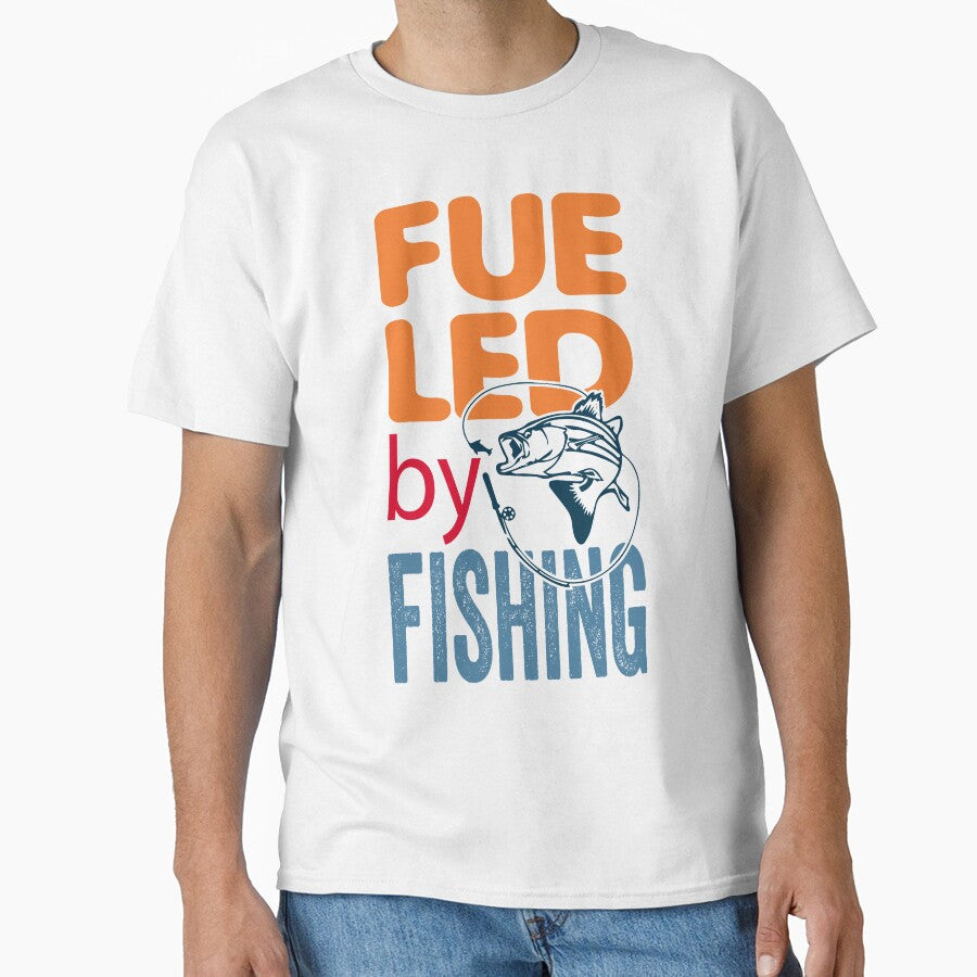 Fueled By Fishing Funny Fishing Lovers by AmethystMurad