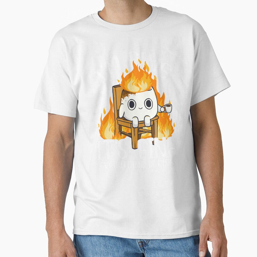 Marshmallow I'm Fine Meme Outdoor Men Kids Women Camping by KsuAnn