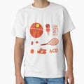 Orange Retro Tennis Sticker Pack by The-Goods
