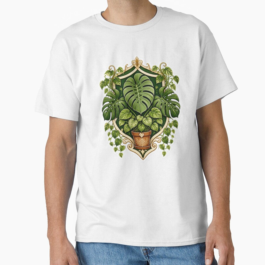 Plant Lady Botanical Crest Houseplant Emblem by StickyGuys