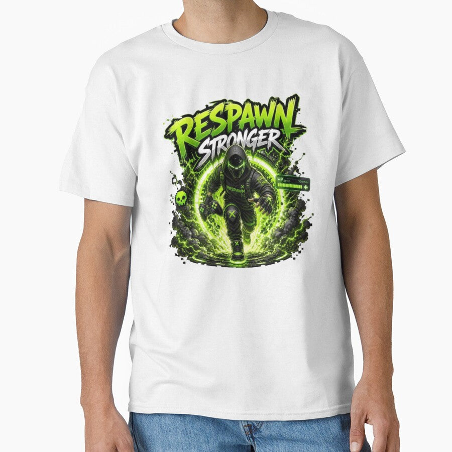 RESPAWN STRONGER Gaming Sticker | Neon Esports Gamer Design by Stylestickers55