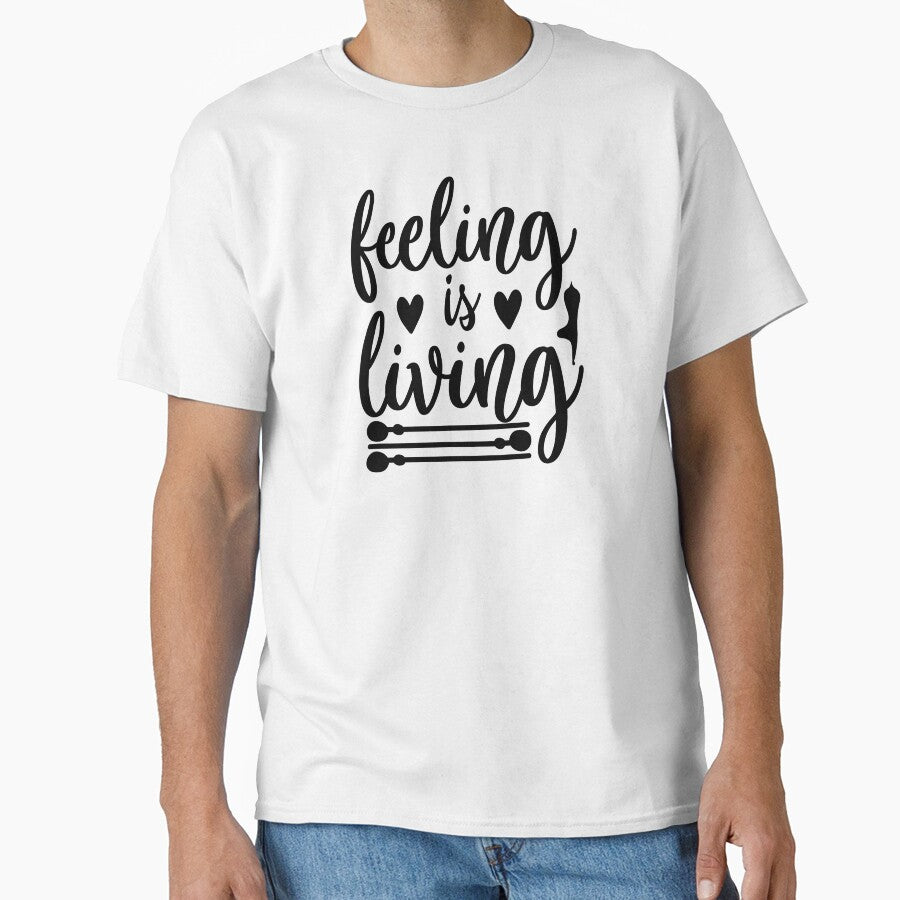 Yoga Quote Feeling Is Living Motivational Saying by SoccaTamam