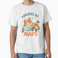 Powered by Naps Cat – Cute Kawaii Gym Workout Motivation Design by p-frosty-design