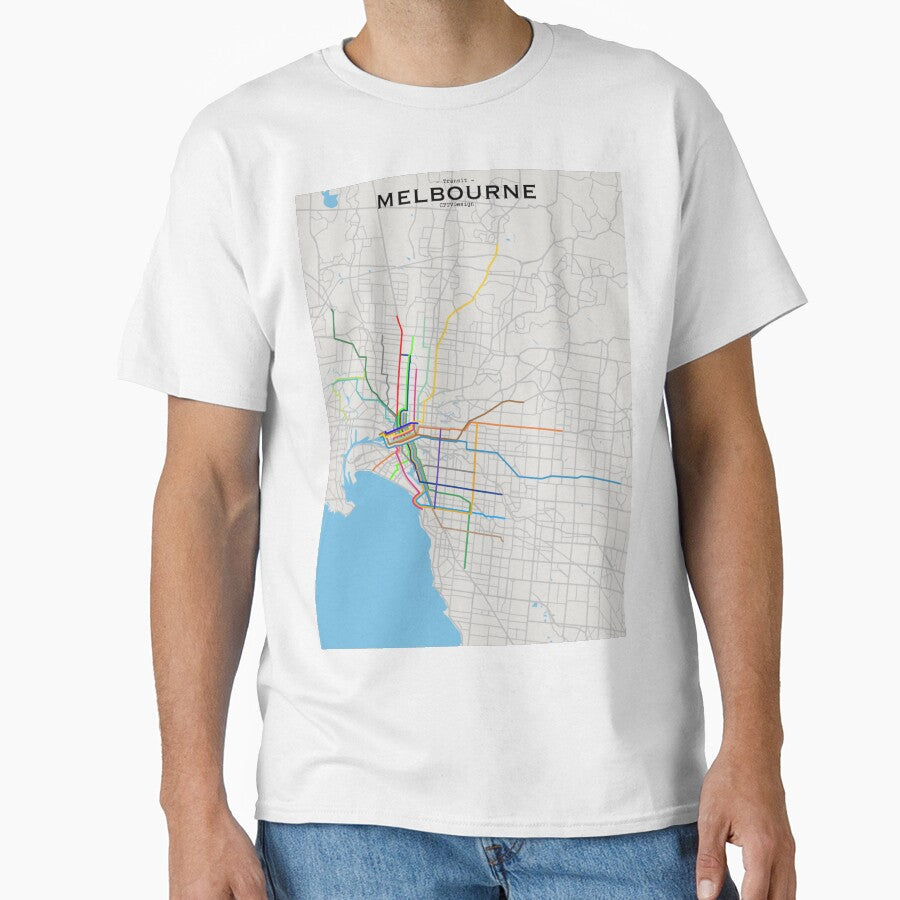 Melbourne Transit Map by CPTVDesign
