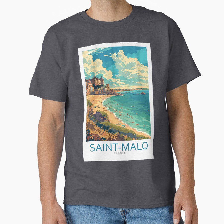 Saint-Malo France - Travel art by Marciolini