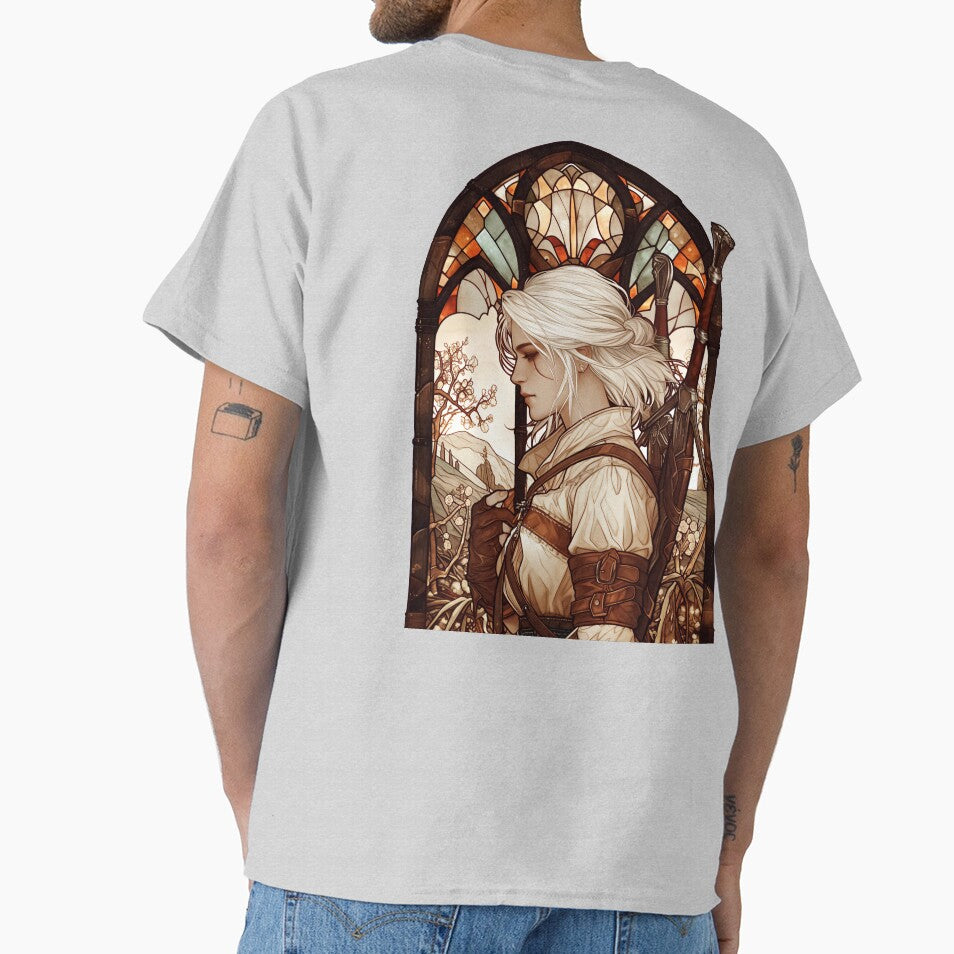 Stained Glass Ciri by SchellStation