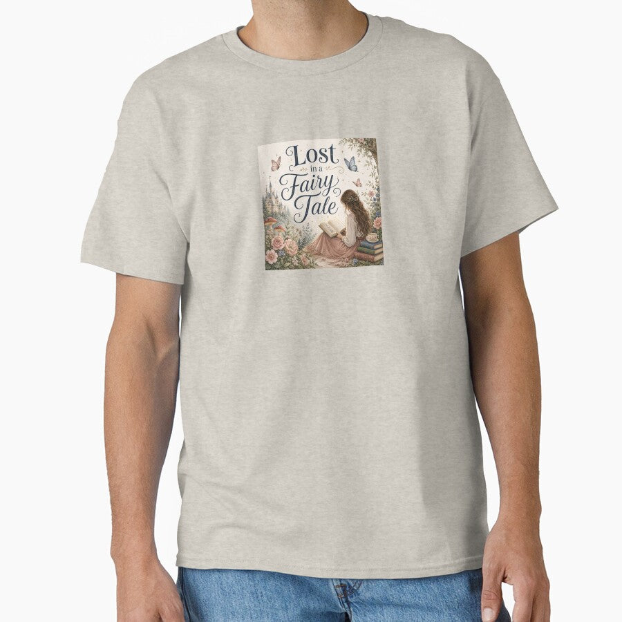 Lost in a Fairy Tale Whimsical Reading Design for Book Lovers Fantasy Readers and Dreamers by Novel Works Studio