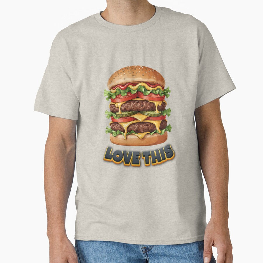 Delicious Double Cheeseburger Love This Graphic Art by Krystek-Studio