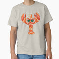 Cool Tourist Lobster Funny Summer Beach Crab Crustacean Design by Marlene Wagenhofer