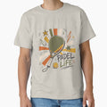 • Padel Life Doodle - Hand Drawn Racket - Mens Retro Aesthetic Sports Gift by BelievingCreate