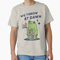 We Throw At Dawn Funny Frog Pottery Artist by d247