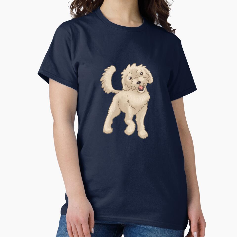 Cute Goldendoodle Doodle Dog by showersnack