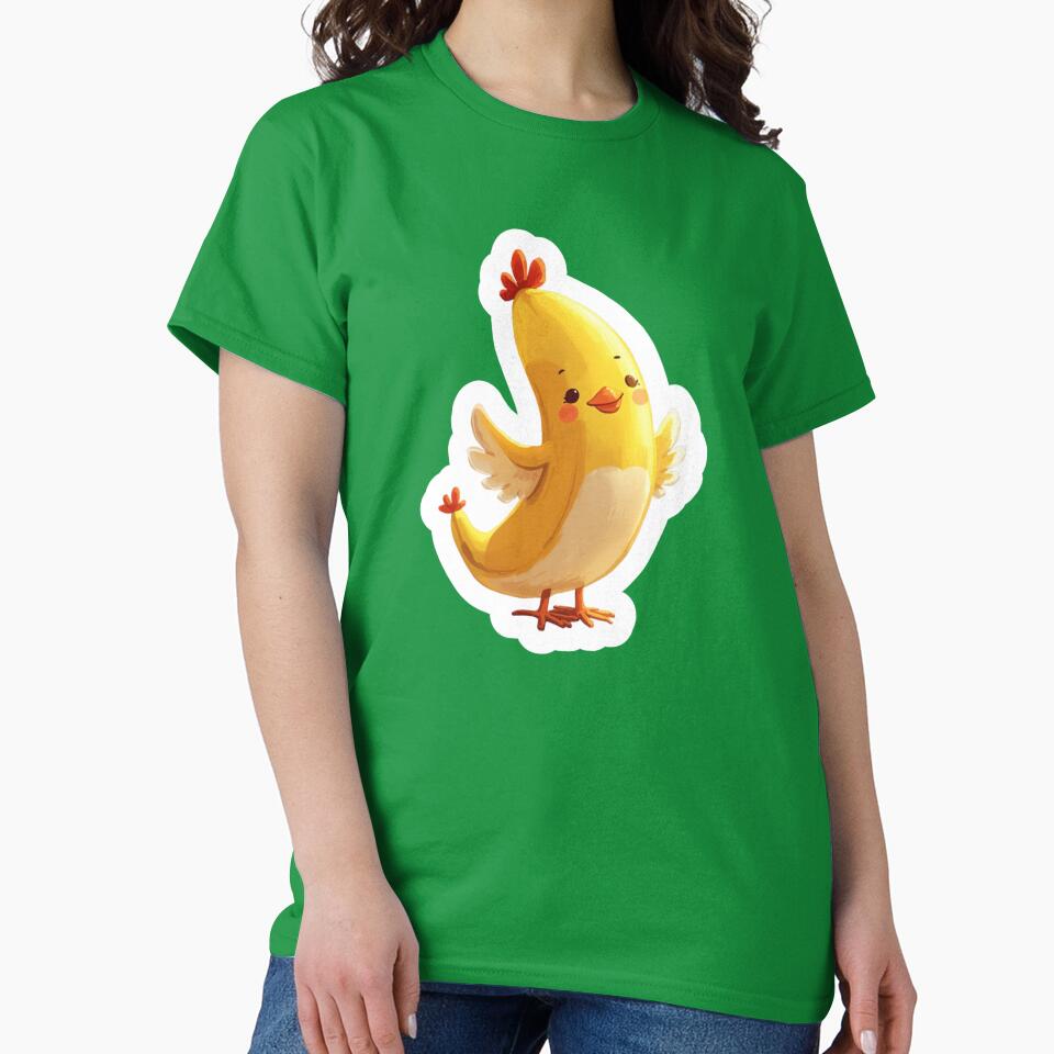 Kawaii Cute Chicken Banana by madebyjulia7