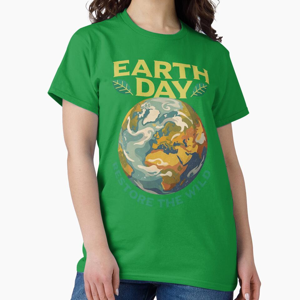 Earth Day Restore the Wild Nature Conservation Aesthetic by LinaValearte