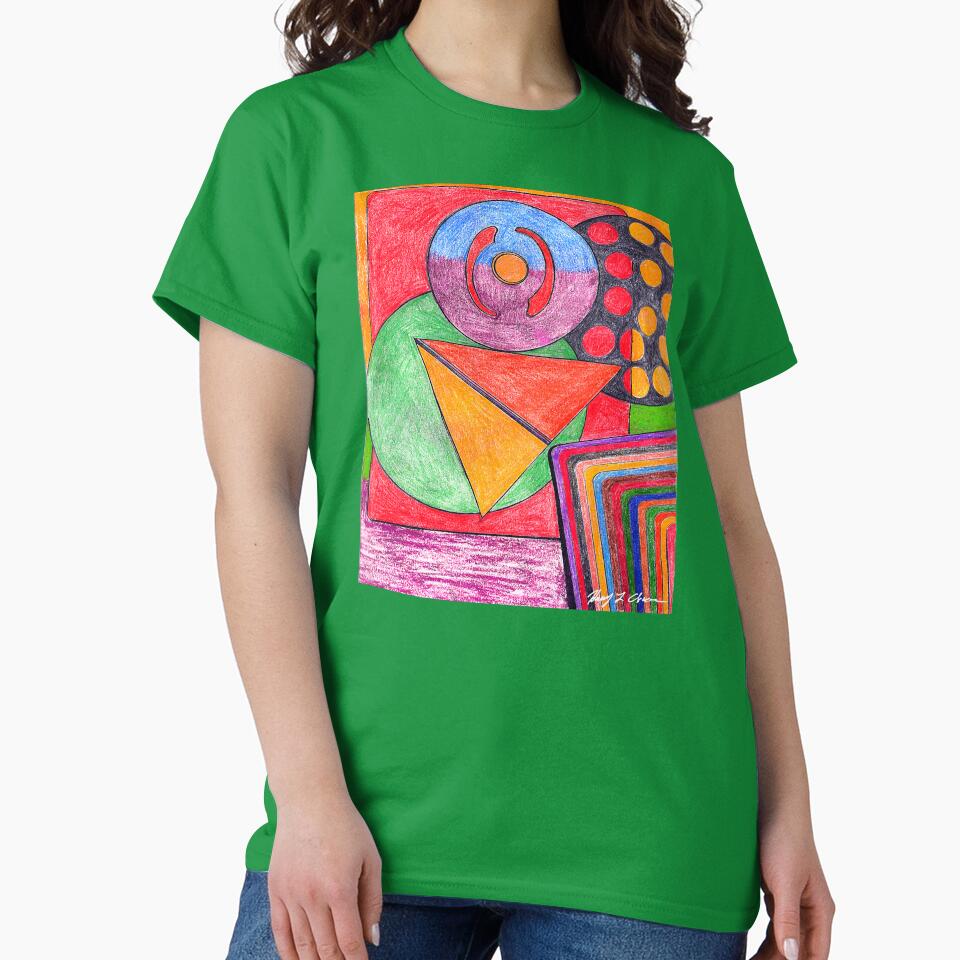Vibrant Abstract Totem by Haxson37art