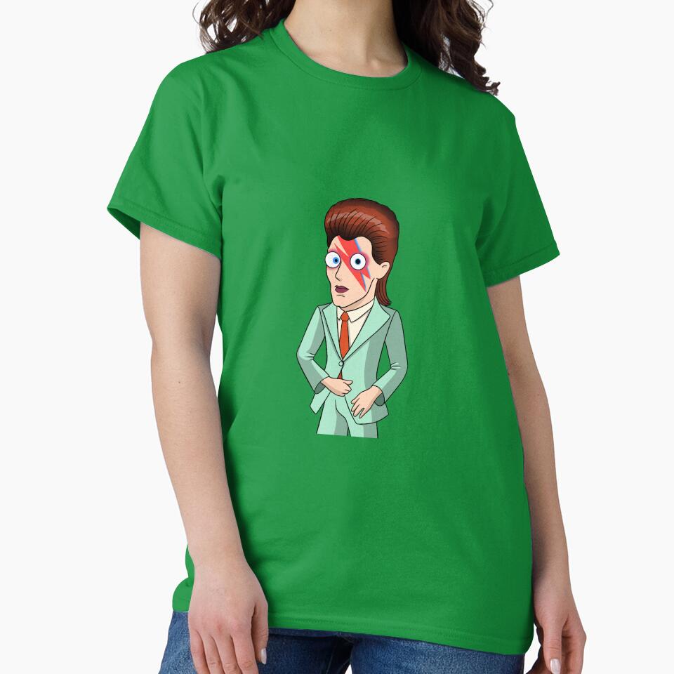 Cartoon David Bowie by MariaPencilArt