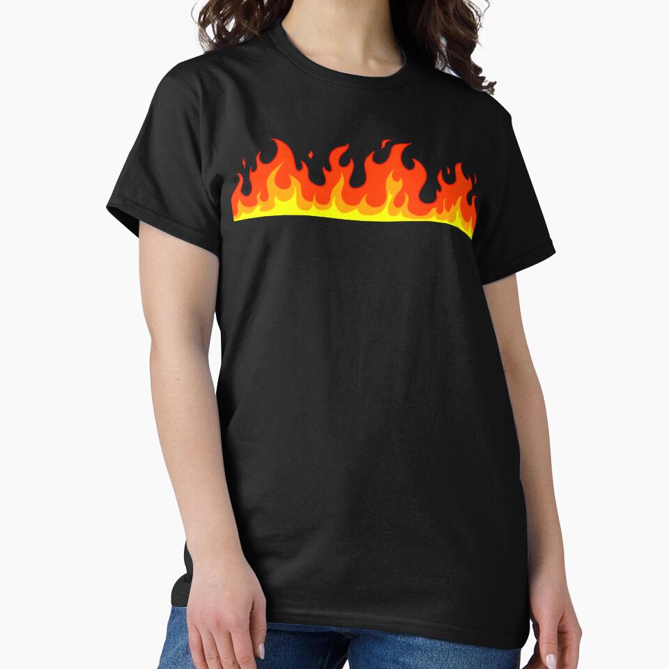 red flames by Hiba Maziad