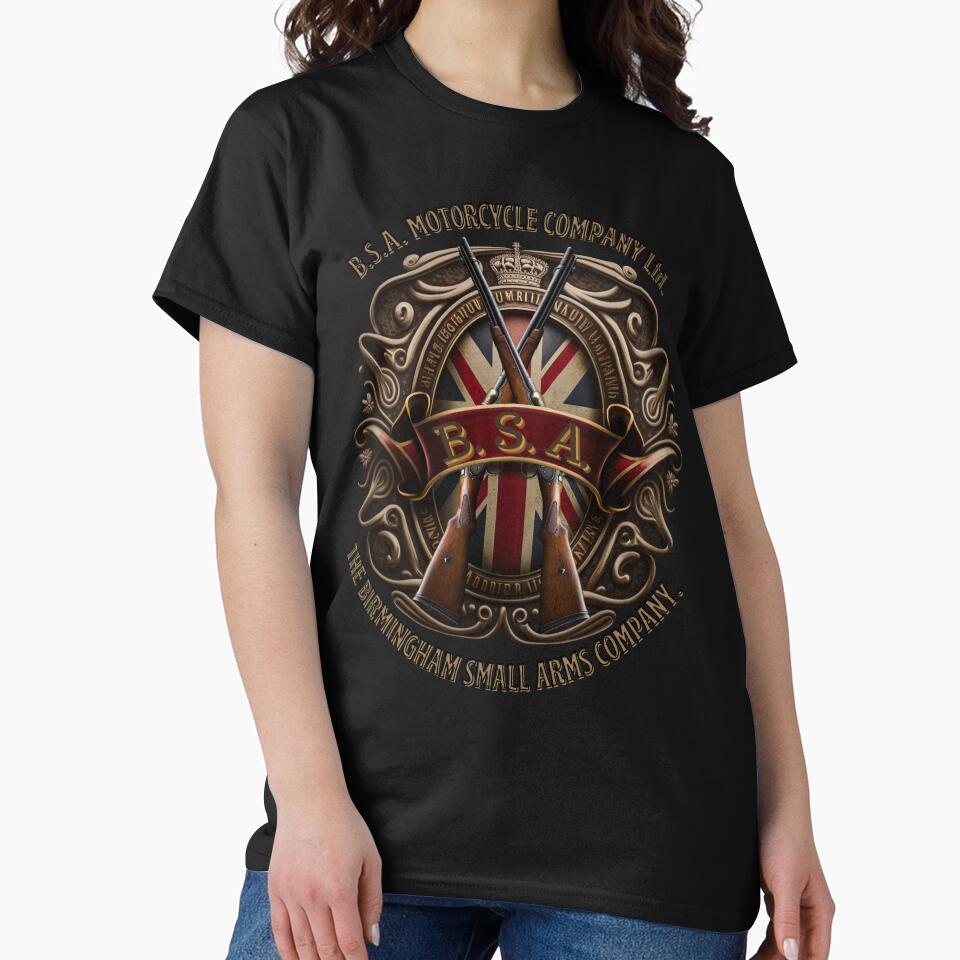 BSA Vintage style motorcycle badge by LuckyThirteenUK
