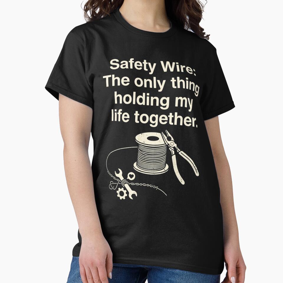 Safety wire the only thing holding my life together | a&p mechanic | aircraft mechanic by SocialStaticz