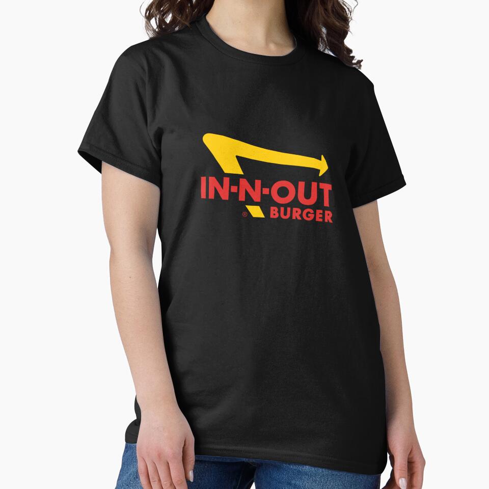 In-N-Out Burger Classic West Coast Fast Food Logo by Shichiro	 ilang