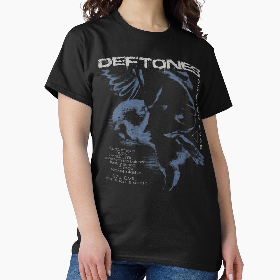 Deftones Diamond Eyes Album Vintage Nu Metal Band Graphic T-Shirt by blawdi