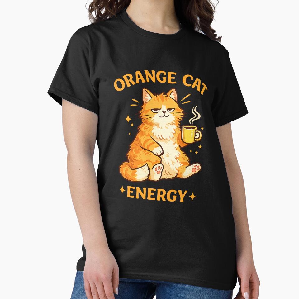 Orange Cat Energy by RetroPlus