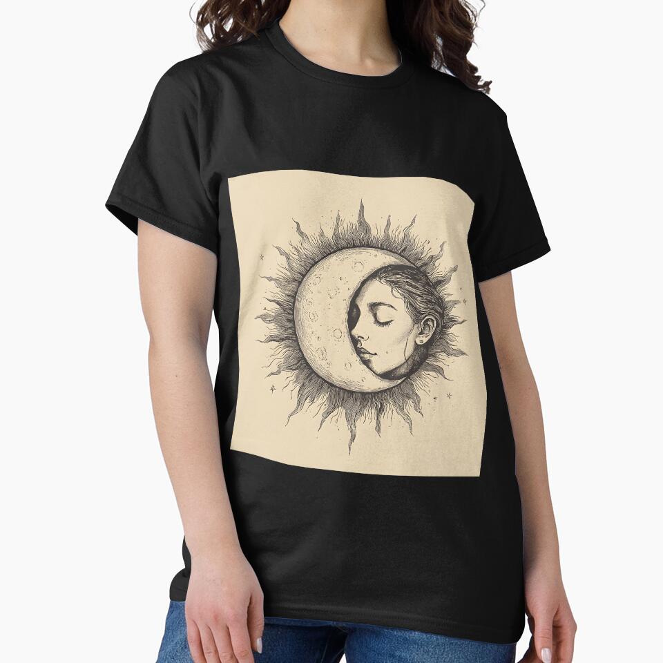 Sun Moon Celestial Line Art by qfvnisfenj3