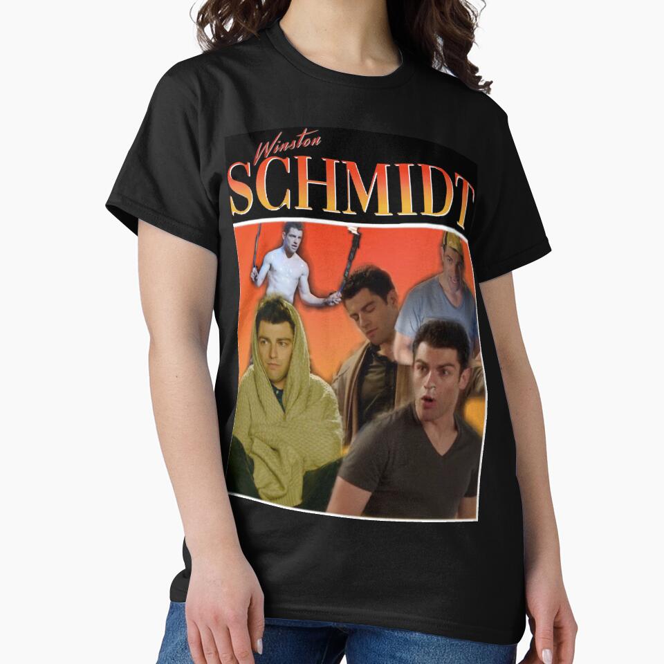 New Girl Schmidt t-shirt by tbonesimon
