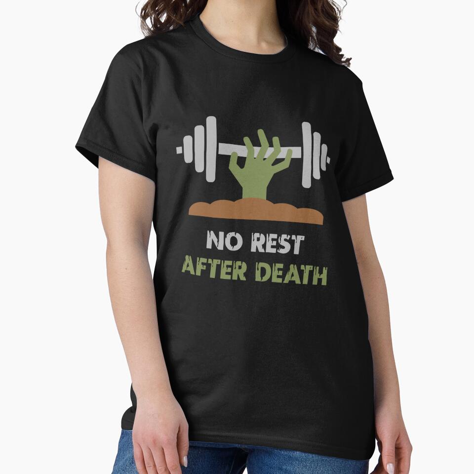 No Rest After Death Zombie Workout Design by ElectroSphere46