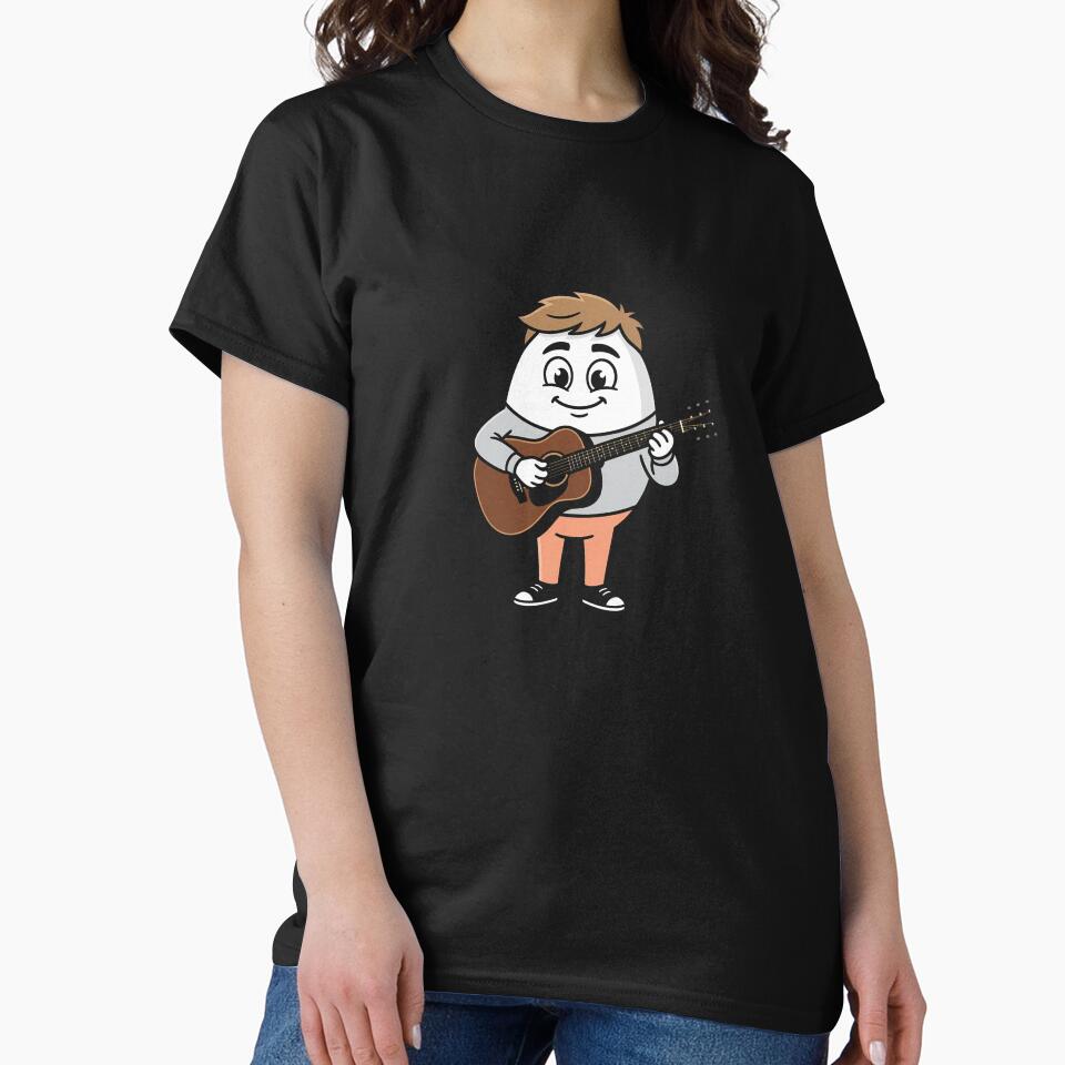 Guitarist Egg Oversized T-Shirt by gidget-gadget
