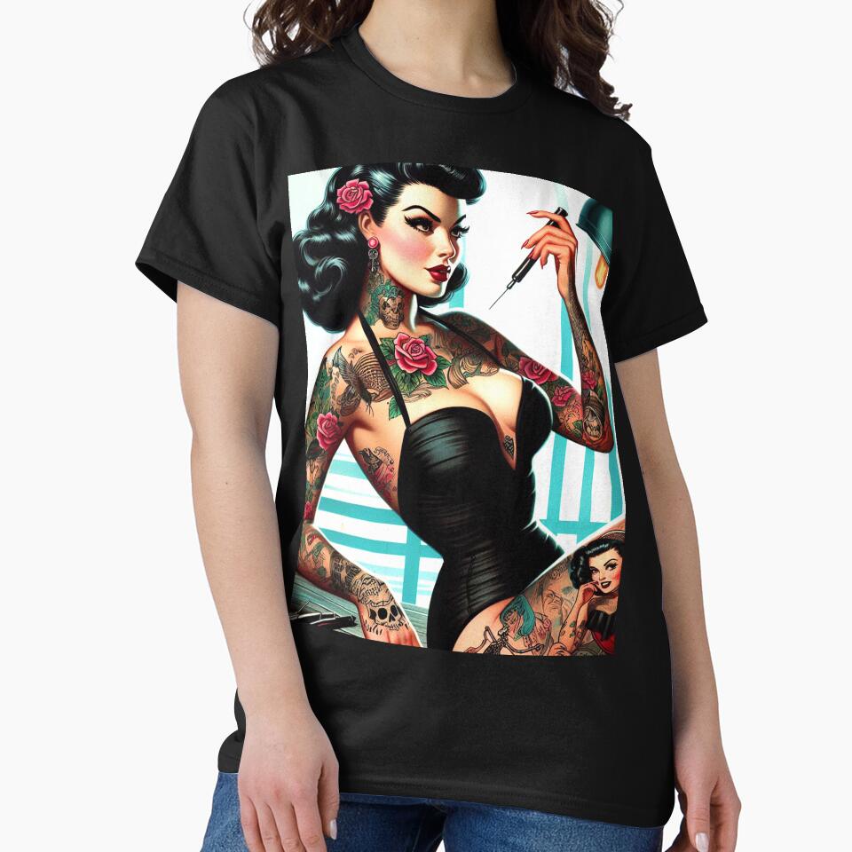 Old School Tattoo Pin-up by PulpVintage