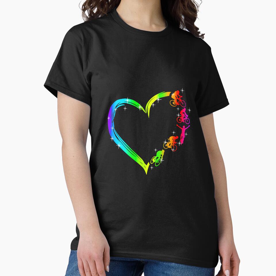 Gradient Heart Cycling by LittleFunky79