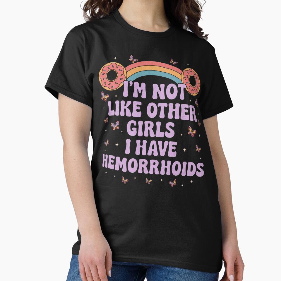Embarrassing Hemorrhoid Design – Inappropriate Adult Humor, Bold for Women by love3617