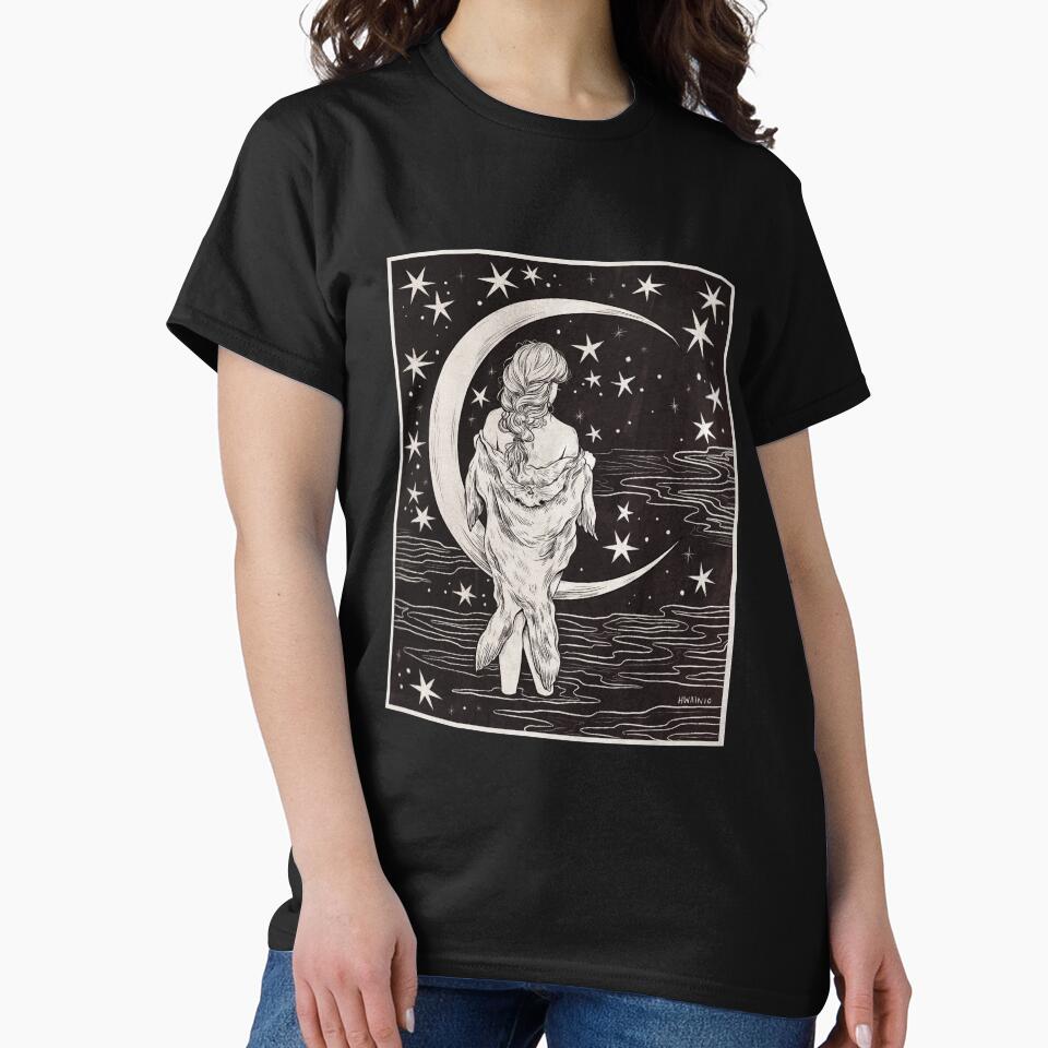 Selkie and the Moon by hwainio