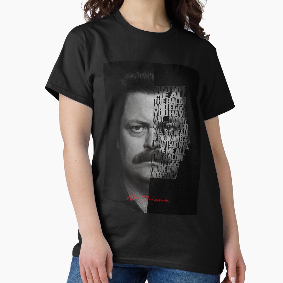 Ron Swanson Quote Poster – Parks and Rec by Enea Kelo